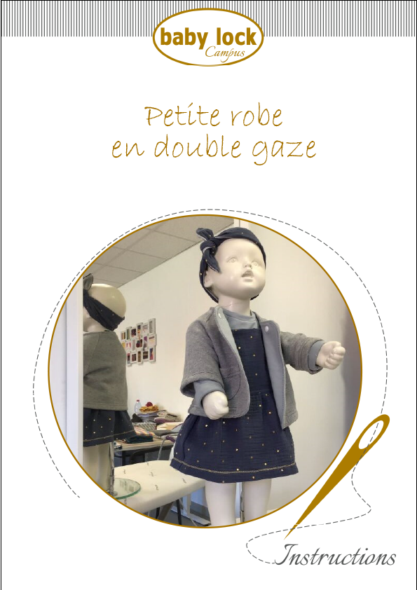 Petite robe en double gaze