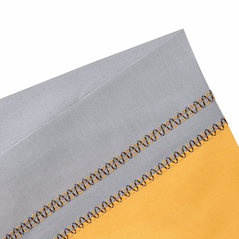 baby lock Covermaschine, Primo, Nahtschatteneinsatz, Ausführung, mittig, Nahtbild