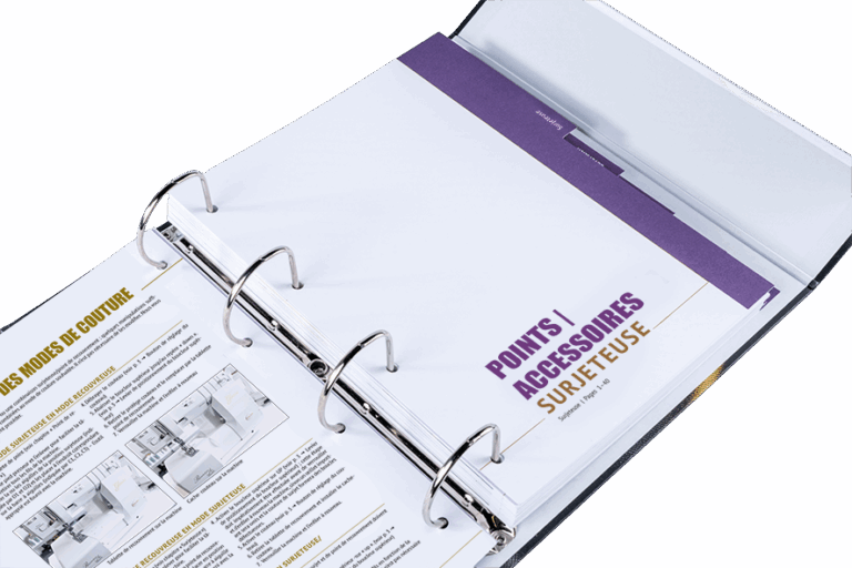 baby lock Compendium Coverlock- machines combinées chapitre points